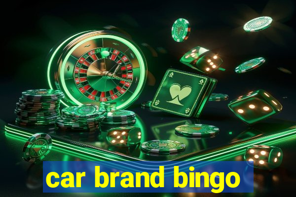 car brand bingo